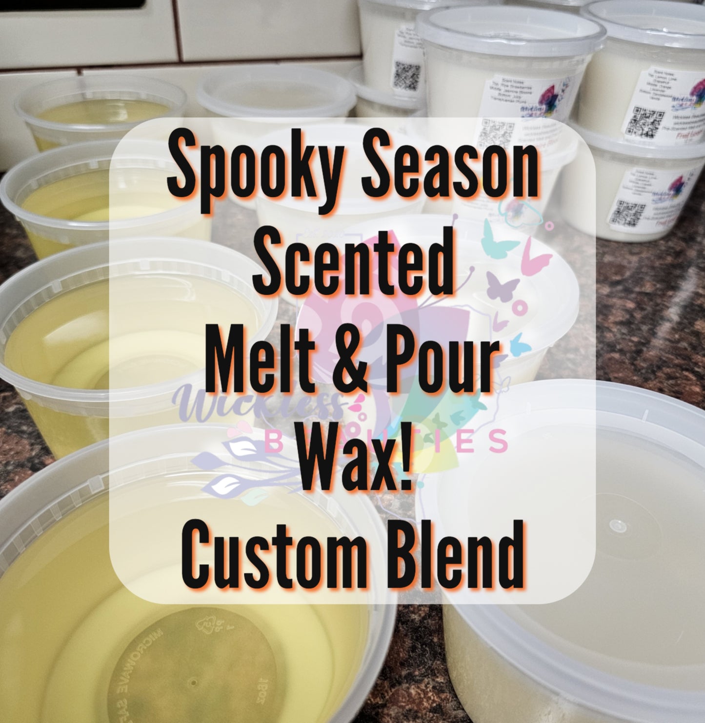 Spooky Season Scented Melt & Pour Wax 12 oz./ Restock 7/1/25