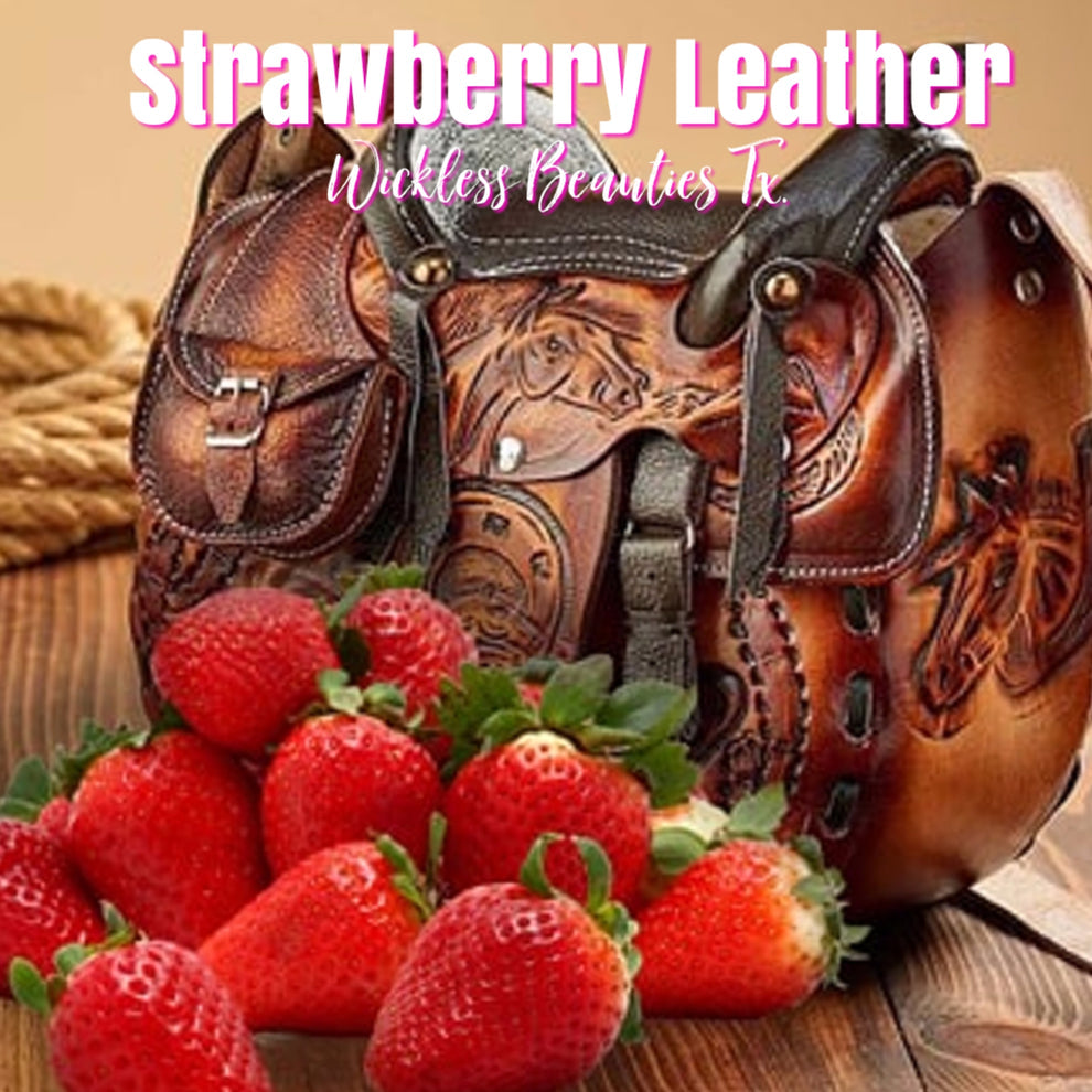 Strawberry Leather - Scented Melt & Pour Wax 12 oz.