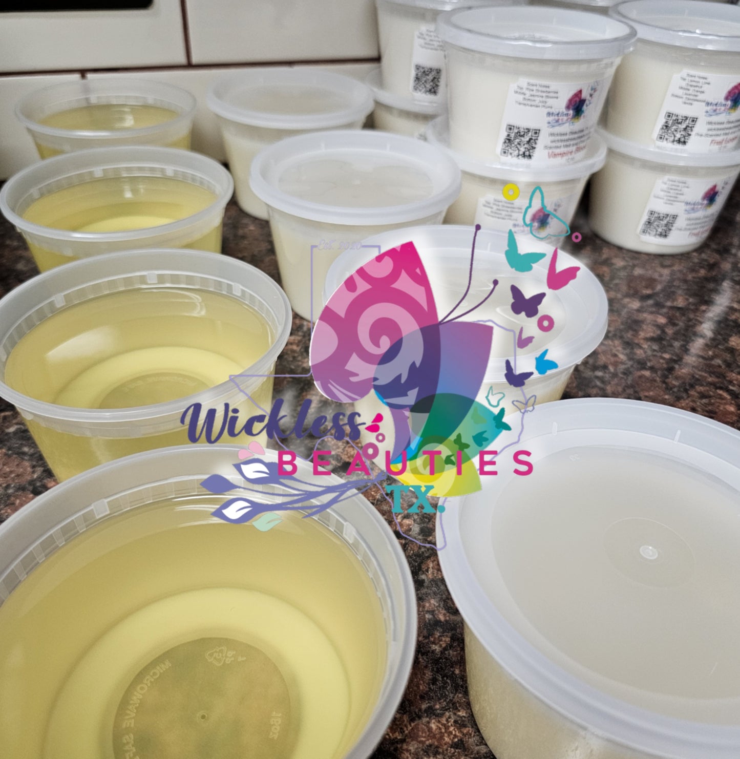 Peach Ring Candy Scented Melt & Pour Wax 12 oz.