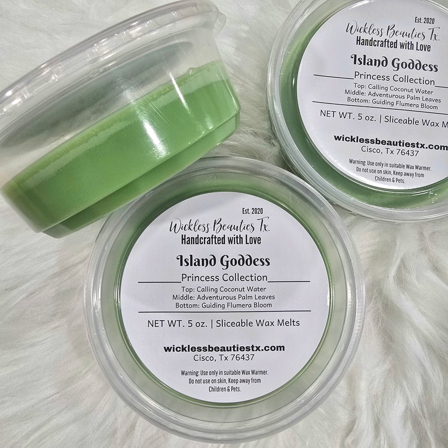 Island Goddess - Wax Melt Cups 5 oz.