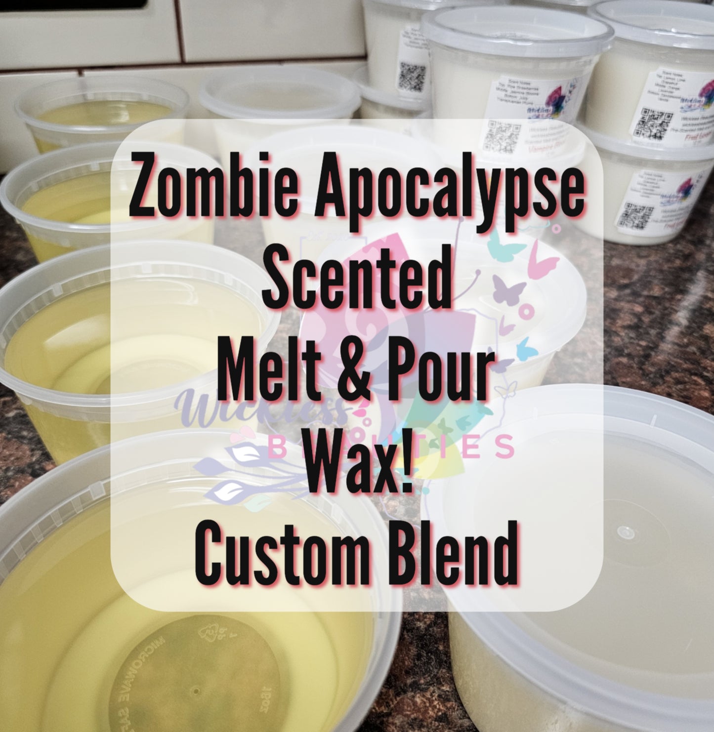 Zombie Apocalypse Scented Melt & Pour Wax 12 oz./ Restock 7/1/25
