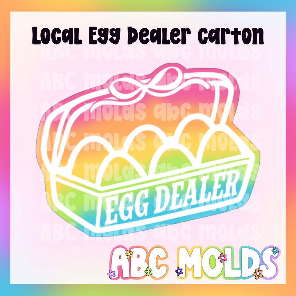 Egg Dealer Carton - Undecorated Car Freshie