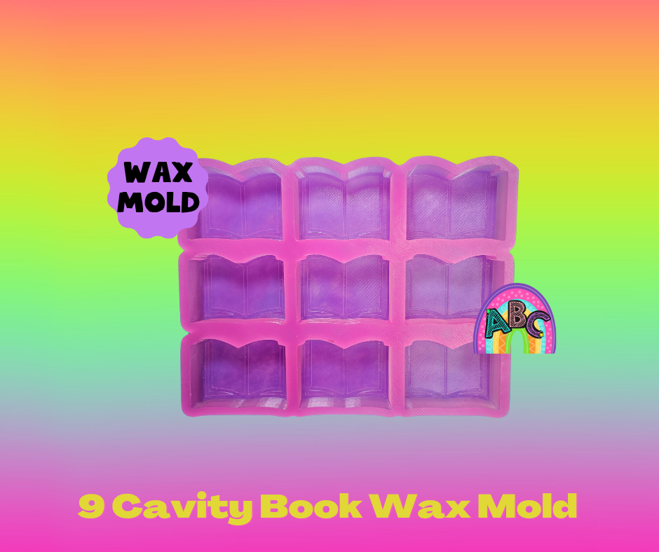 9 Cavity Book Wax Mold