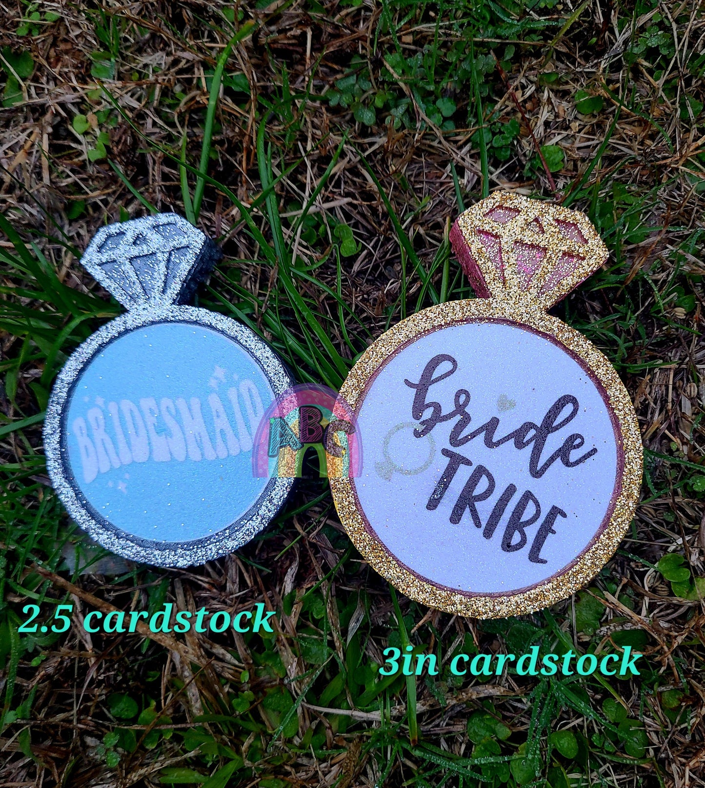 2.5 Cardstock Diamond Ring silicone mold