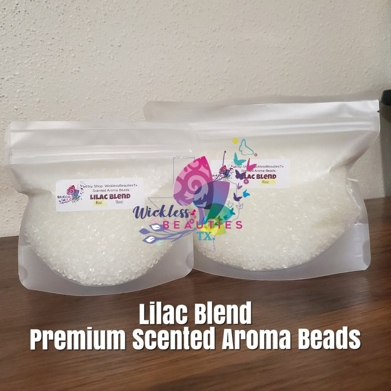 Lilac Blend Scented Aroma Beads – Wickless Beauties Tx. LLC