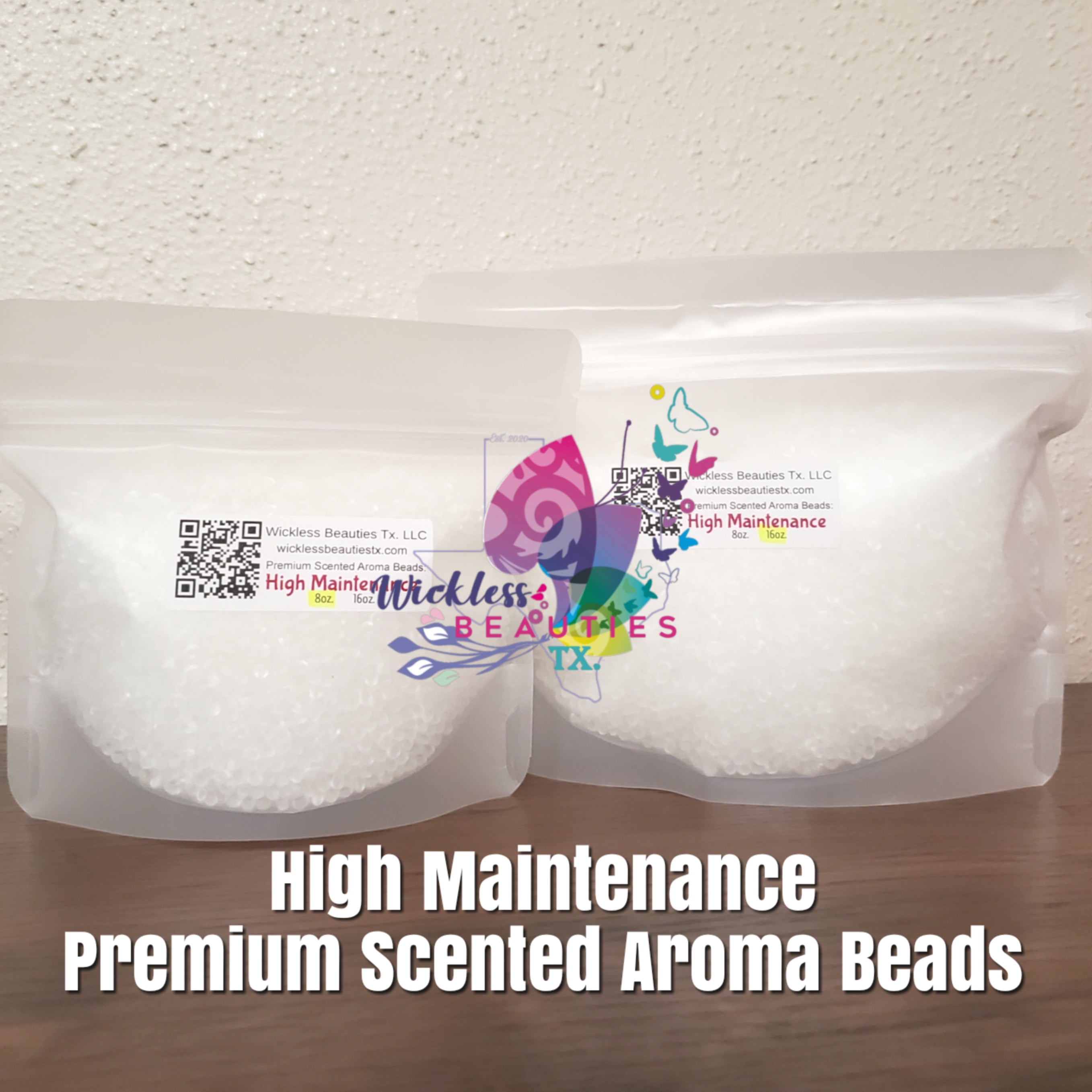 High Maintenance (Tyler Type) Scented Aroma Beads Wickless Beauties