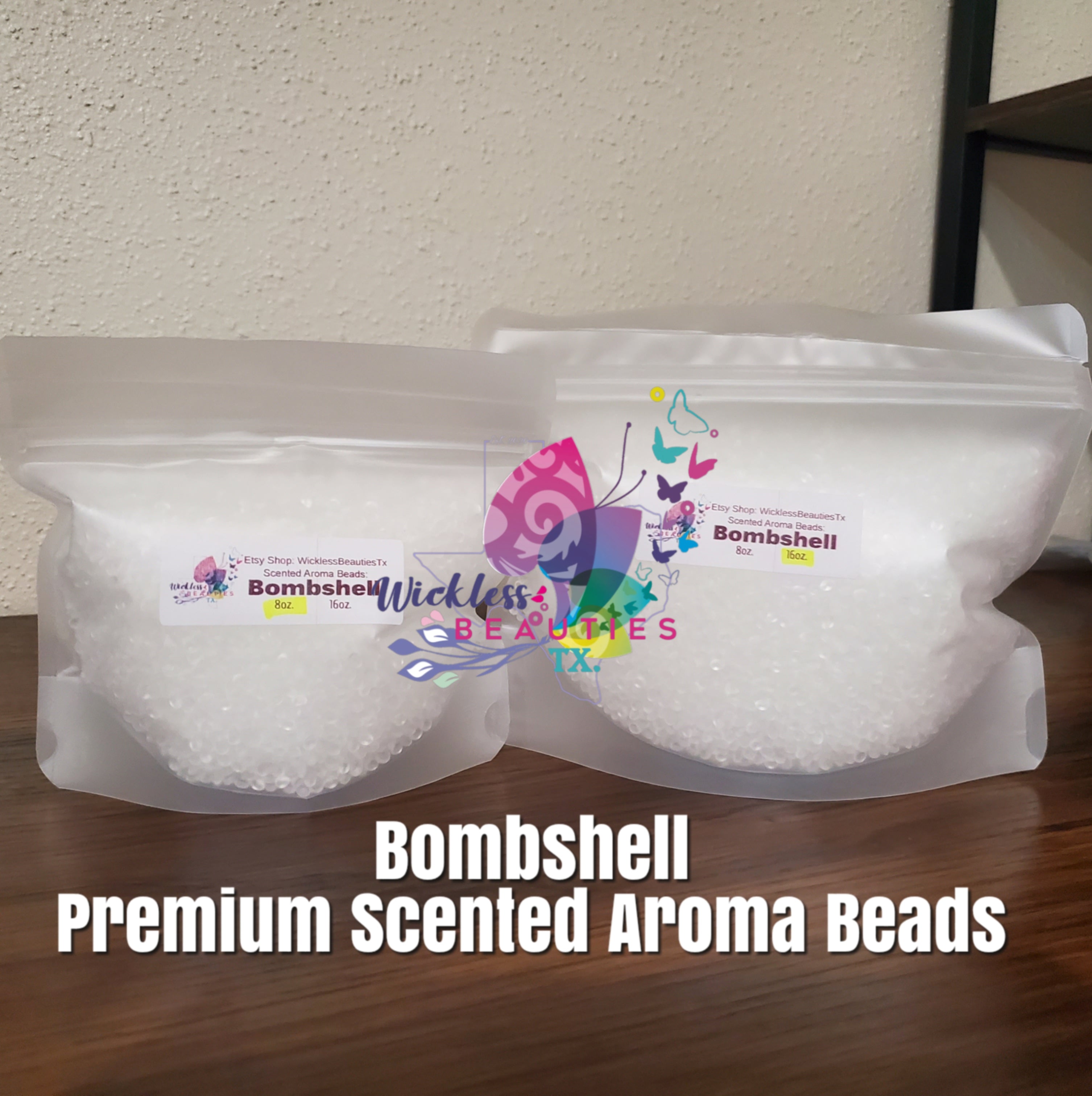 Bombshell Scented Aroma Beads Wickless Beauties Tx. LLC