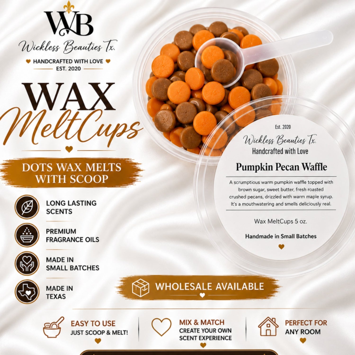 Wax MeltCups | Dots 5 oz.