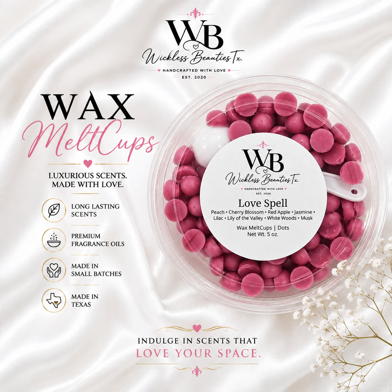 Wax MeltCups | Dots 5 oz.