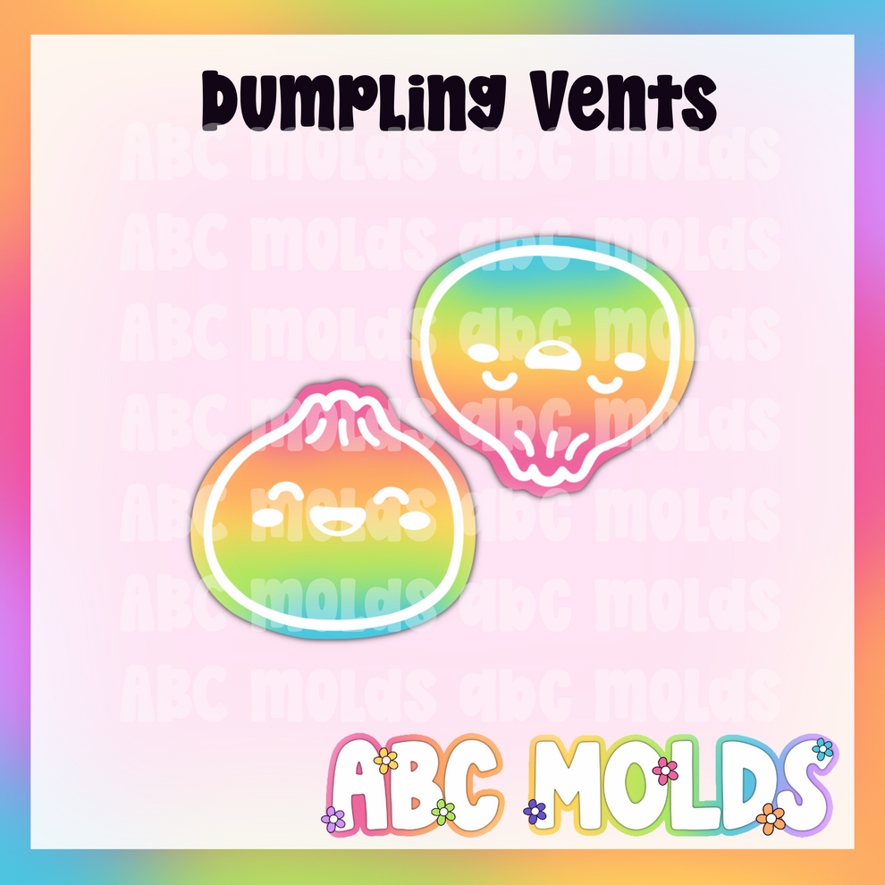 Dumpling Vents - Undecorated Car Freshie