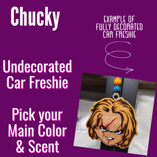 Chucky - Undecorated Car Freshie