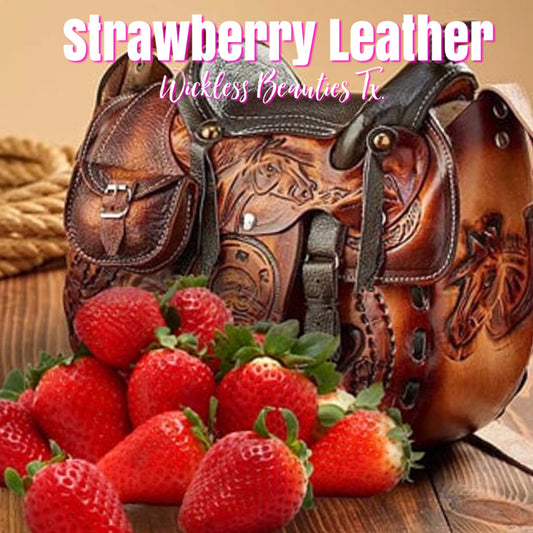 Strawberry Leather - Scented Melt & Pour Wax