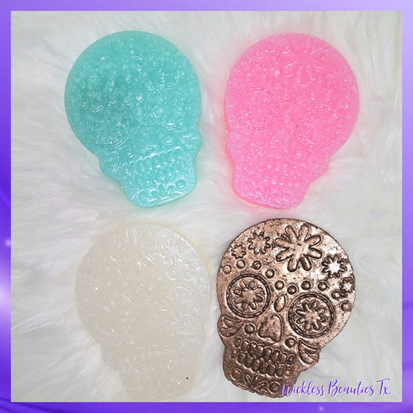 Sugar Skull - Undecorated Car Freshie
