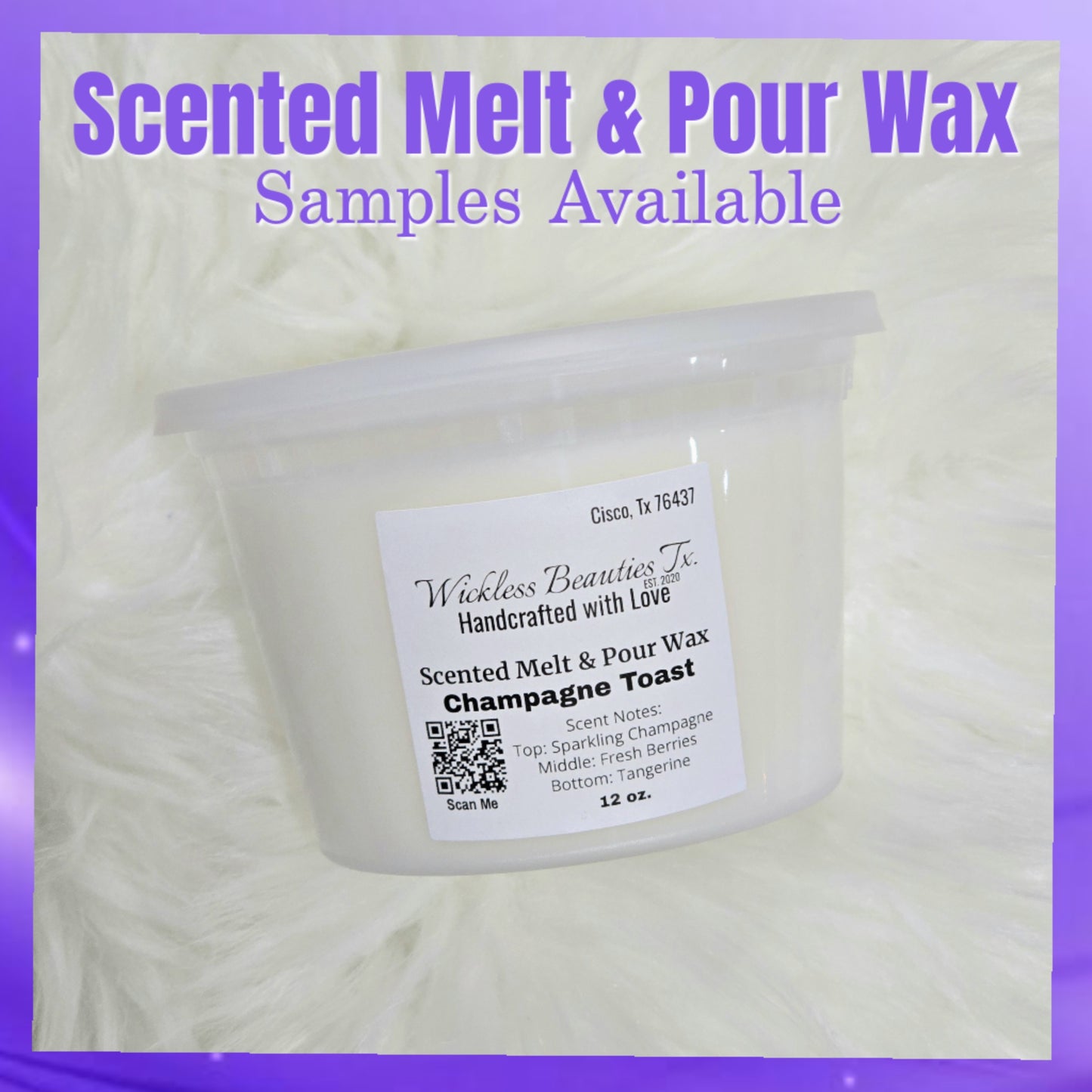 Strawberry Leather - Scented Melt & Pour Wax