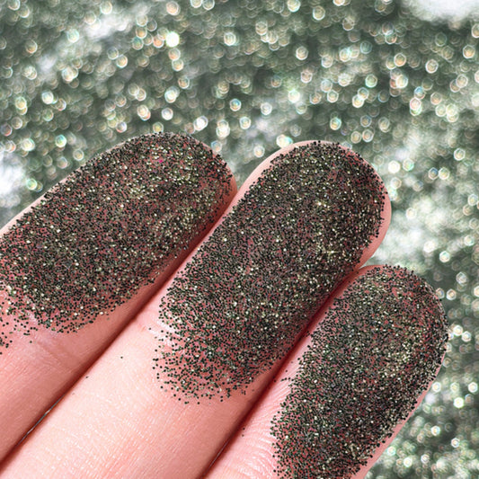 Olive Green Ultra Fine Glitter 1 oz.