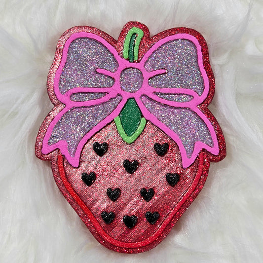 Heart Strawberry/with Bow Car Freshie