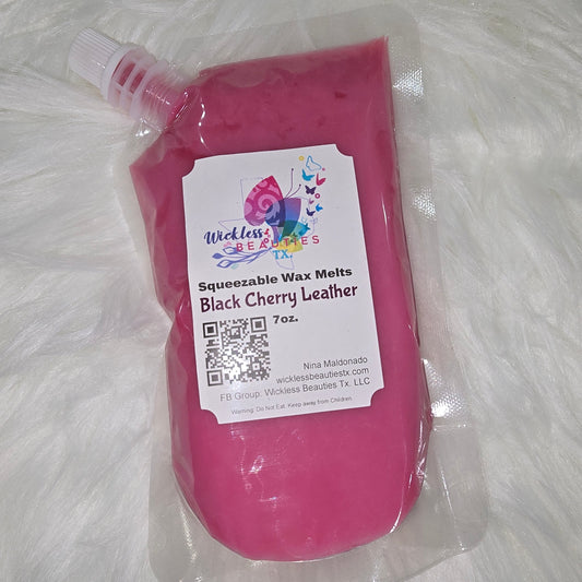 Black Cherry Leather - Squeezable Wax Melt 7 oz.