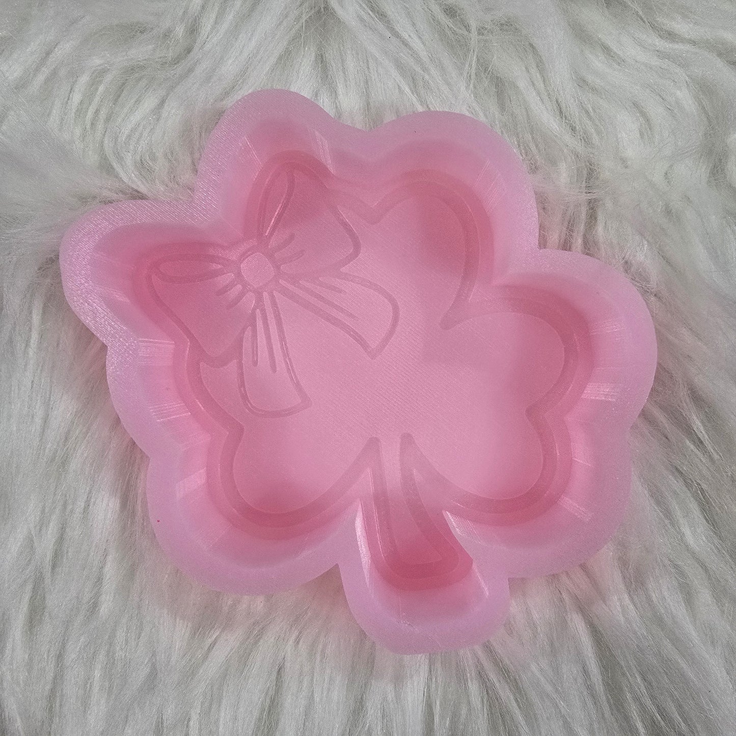 Clover w/Bow - Car Freshie Mold