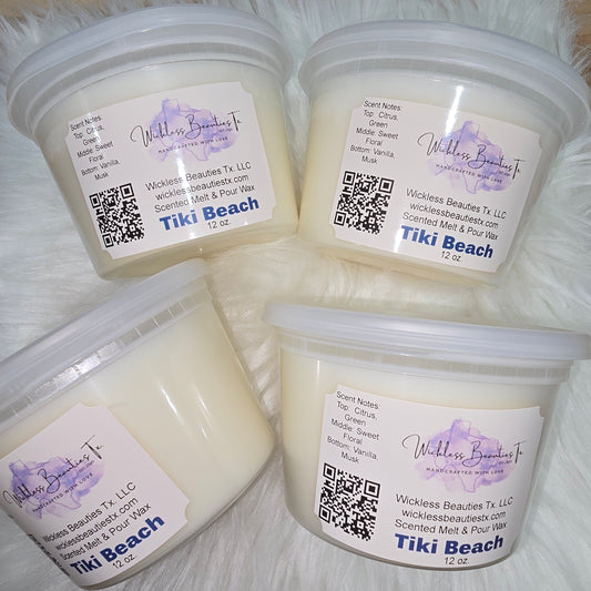 Tiki Beach - Scented Melt & Pour Wax 12 oz.
