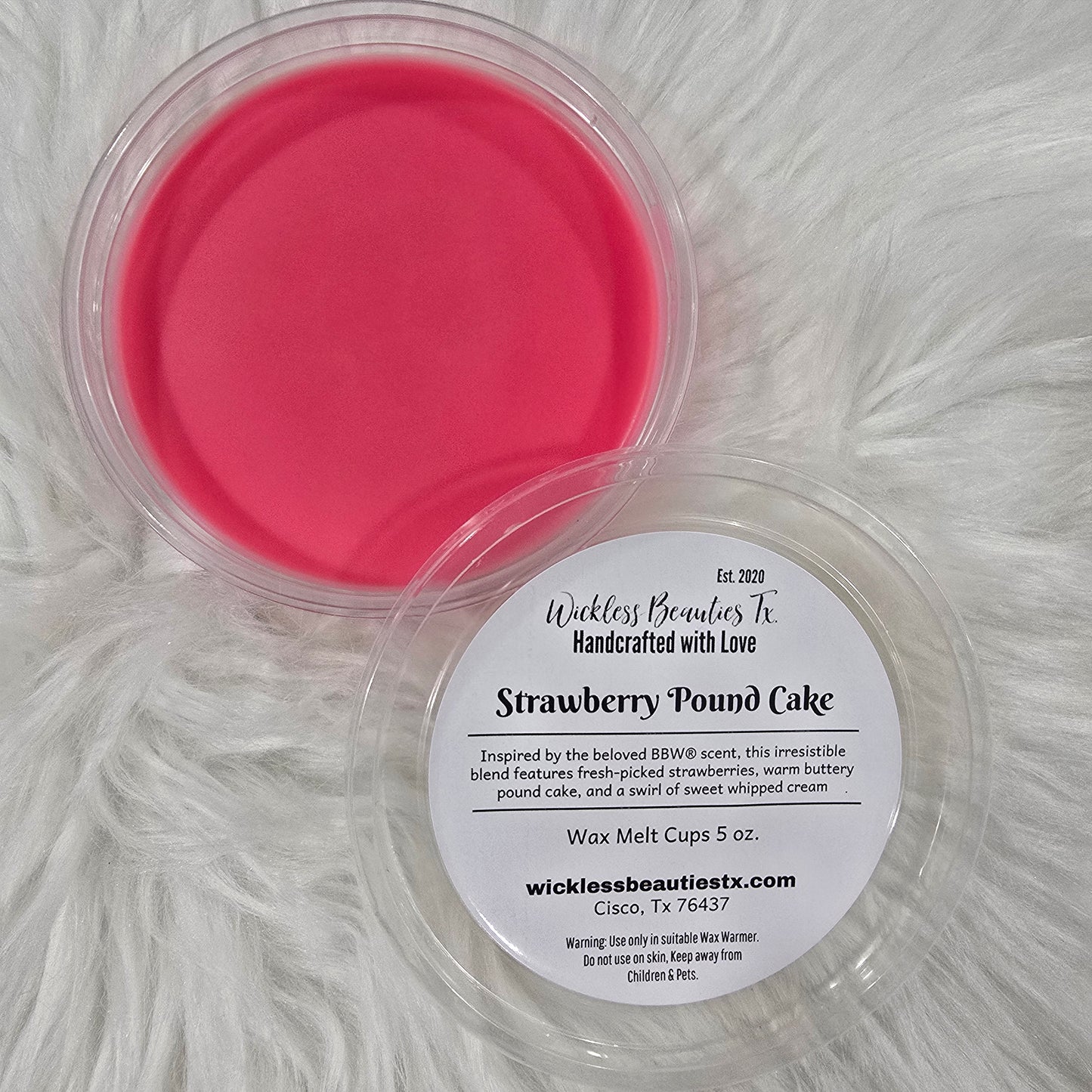Strawberry Pound Cake - Wax MeltCups 5 oz.