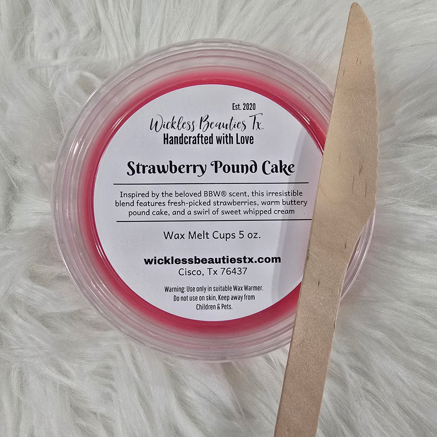 Strawberry Pound Cake - Wax MeltCups 5 oz.