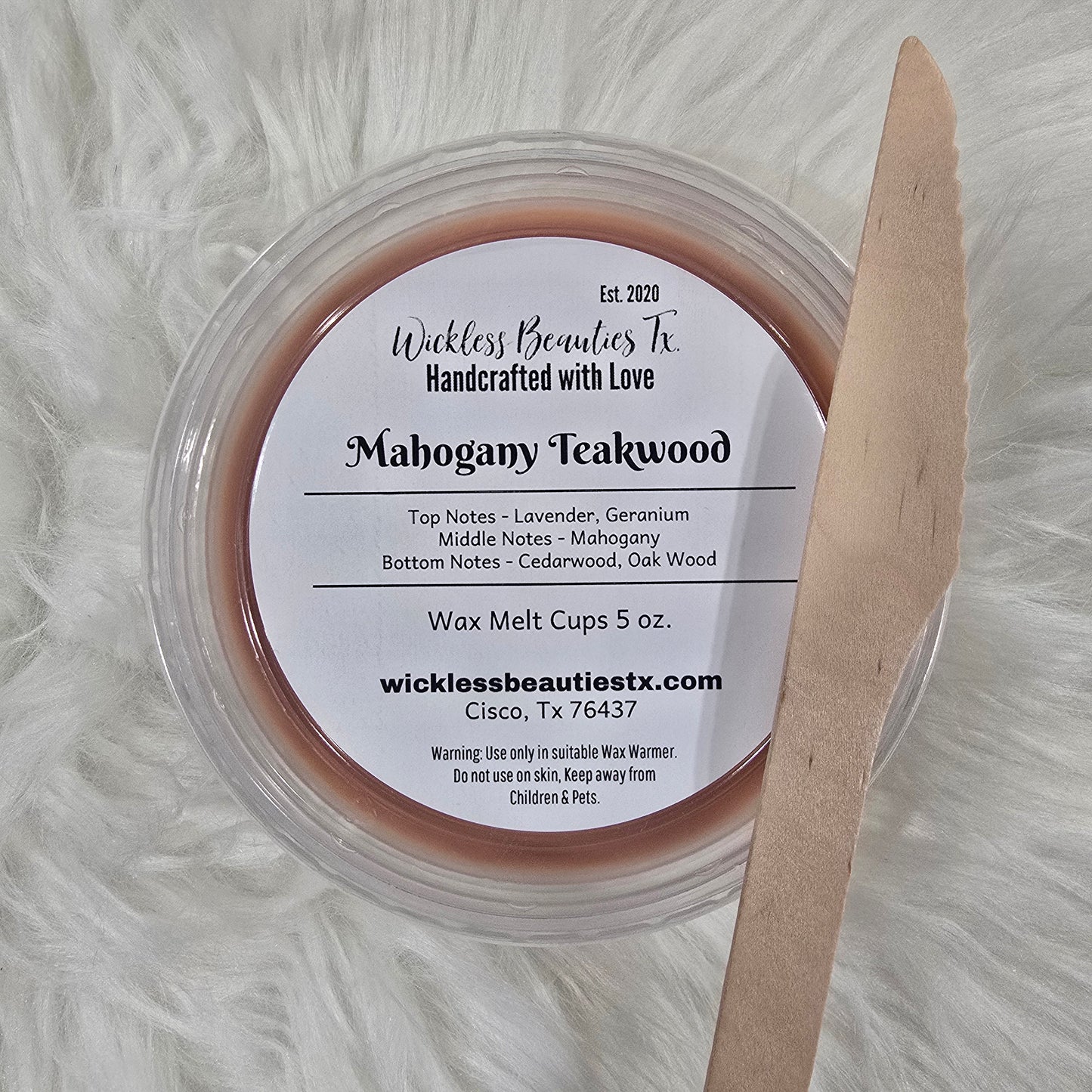 Mahogany Teakwood - Wax MeltCups 5 oz.