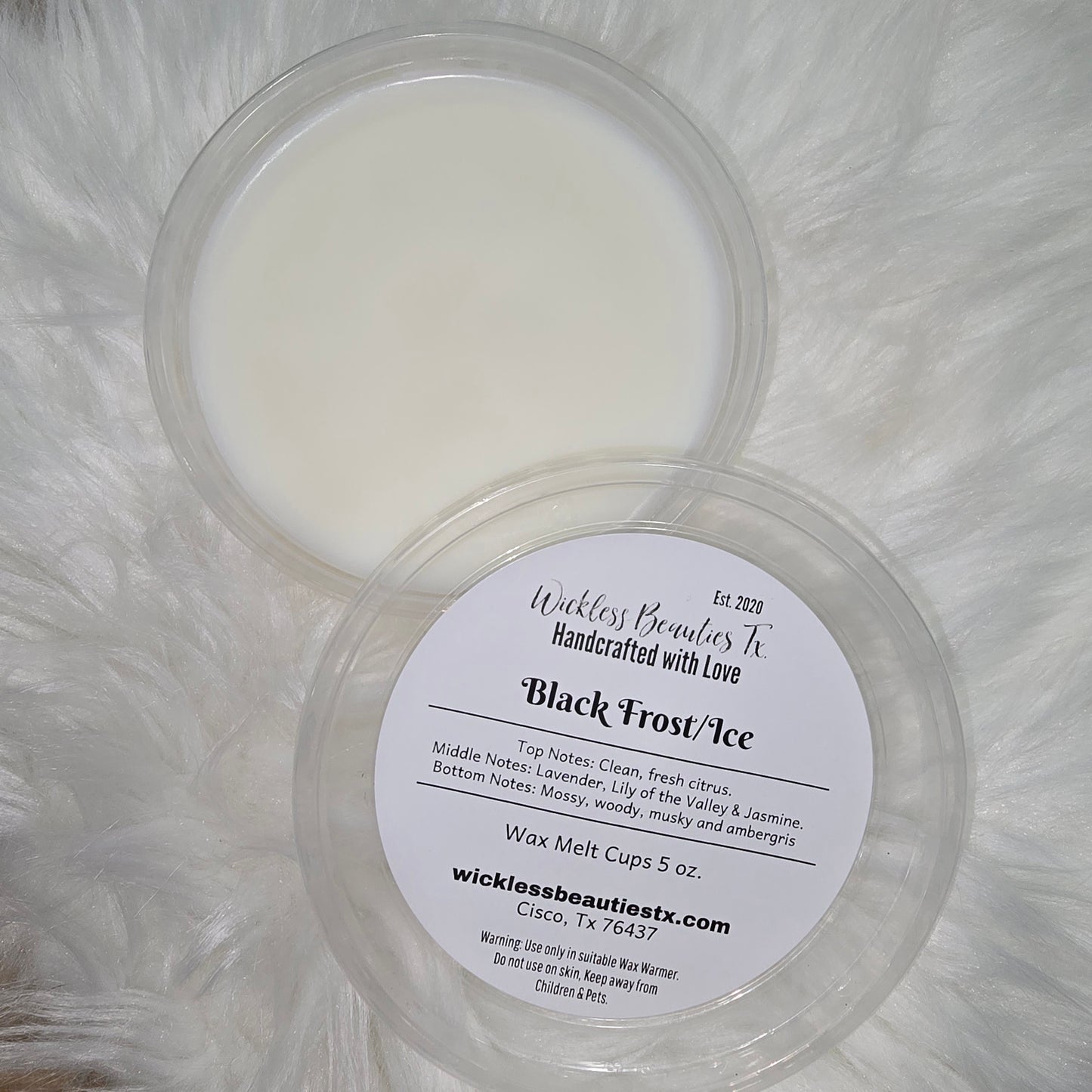 Black Frost/Ice - Wax MeltCups 5 oz.