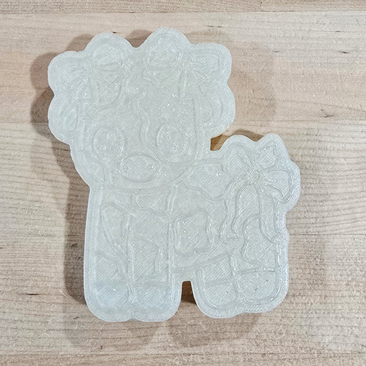 RTS - Cow w/Bows - Undecorated Car Freshie