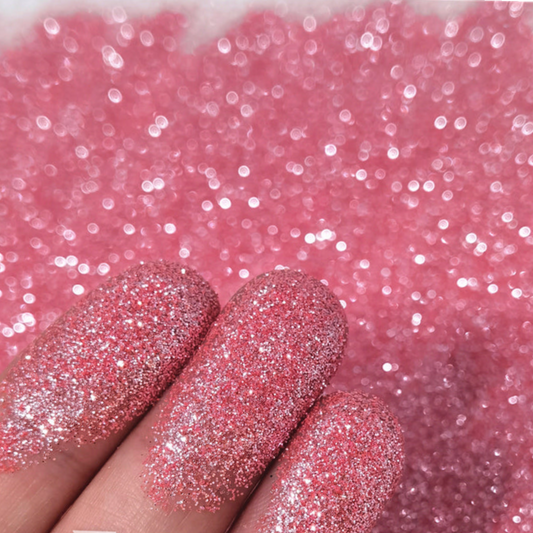 Carmine Pink Ultra Fine Glitter 1 oz.