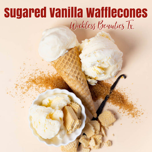 Sugared Vanilla Wafflecones (LIMITED STOCK)