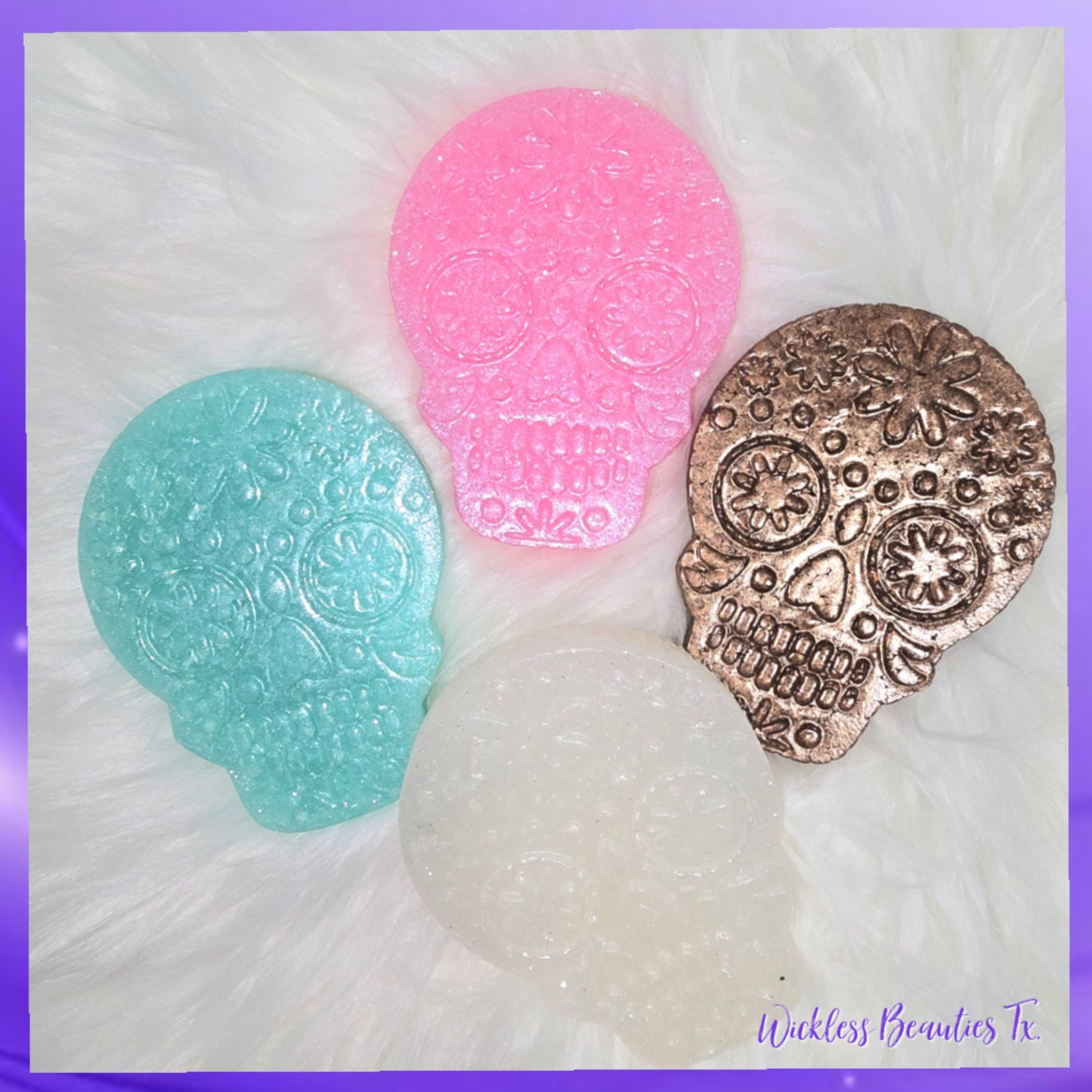 Sugar Skull - Undecorated Car Freshie
