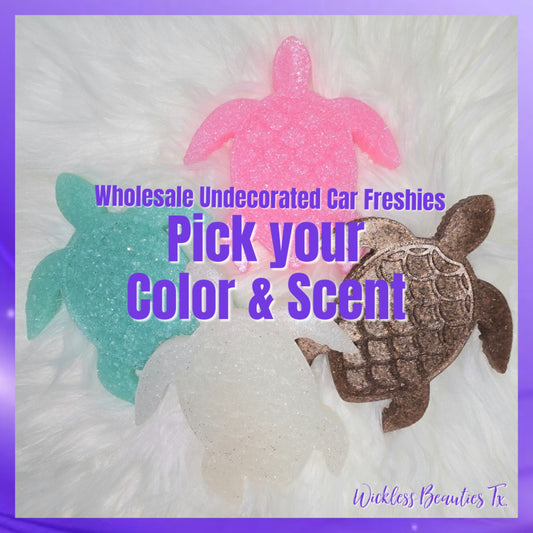 Sea Turtle - Undecorated Car Freshie