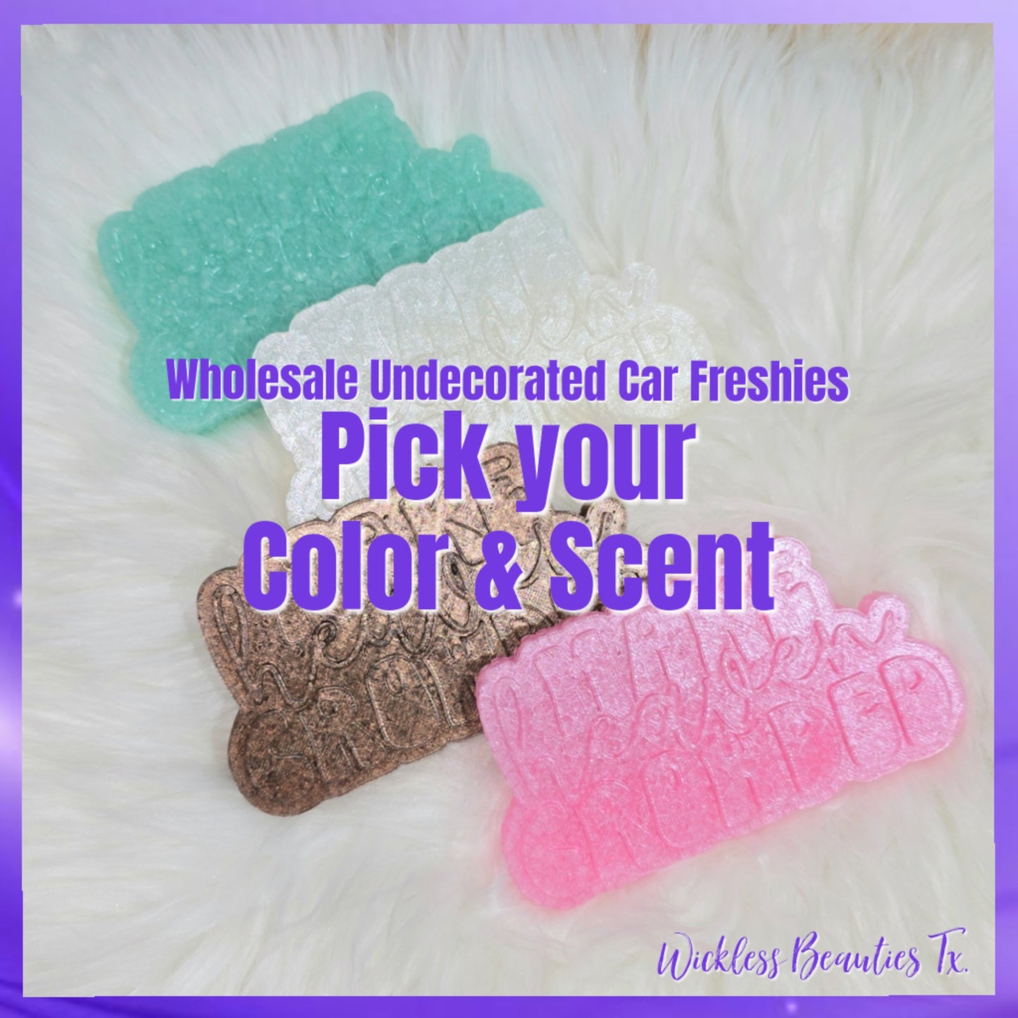 Make Heaven Crowded - Undecorated Car Freshie