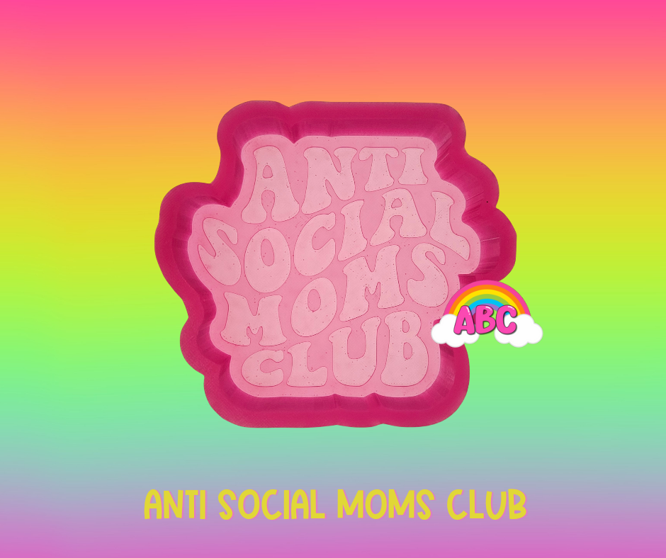 Anti-Social Mom's Club - Undecorated Car Freshie